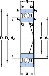  7018 CB/HCP4A SKF Angular Contact Ball Bearings