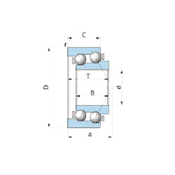  712152710 INA Angular Contact Ball Bearings