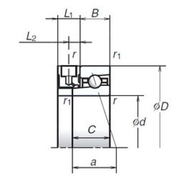  70BNR19XE NSK Angular Contact Ball Bearings