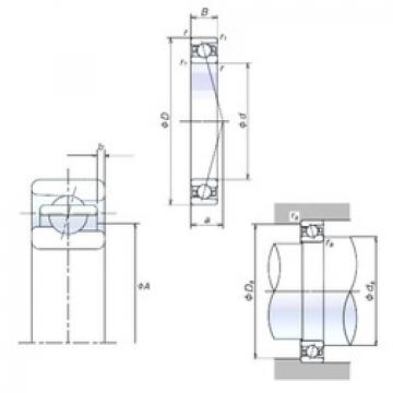  70BER19S NSK Angular Contact Ball Bearings