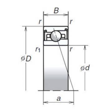  70BER29XV1V NSK Angular Contact Ball Bearings