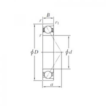  7020B KOYO Angular Contact Ball Bearings