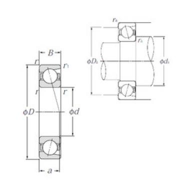  7022 NTN Angular Contact Ball Bearings