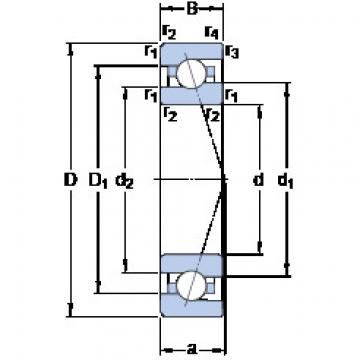  7019 ACE/P4A SKF Angular Contact Ball Bearings