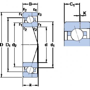  706 CE/HCP4AH SKF Angular Contact Ball Bearings