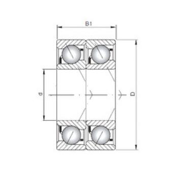  7018 BDT ISO Angular Contact Ball Bearings