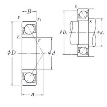  7018 C NSK Angular Contact Ball Bearings