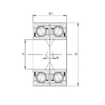  7018 BDF ISO Angular Contact Ball Bearings