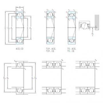  7013 ACB/HCP4A SKF Angular Contact Ball Bearings