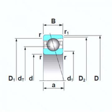  7015A5TRSU NSK Angular Contact Ball Bearings