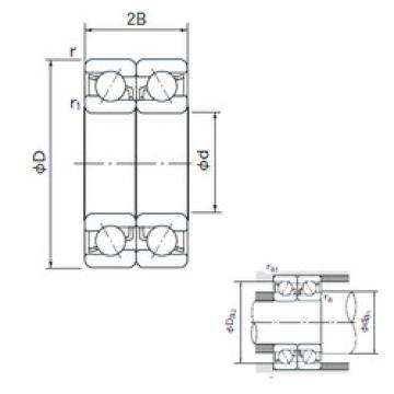  7018CDB NACHI Angular Contact Ball Bearings