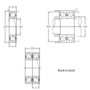  7017DB CYSD Angular Contact Ball Bearings