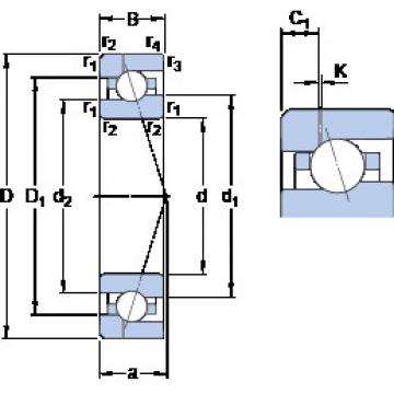  7015 CE/HCP4AH1 SKF Angular Contact Ball Bearings