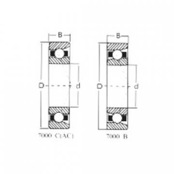  7019C CRAFT Angular Contact Ball Bearings