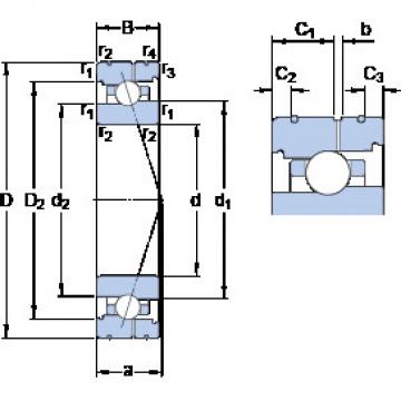  7013 ACB/P4AL SKF Angular Contact Ball Bearings