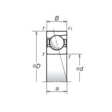  706C NSK Angular Contact Ball Bearings