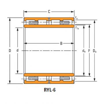  240ry1643 four-row cylindrical roller Bearing