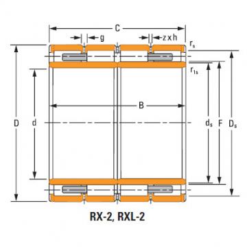  170ryl6462 four-row cylindrical roller Bearing