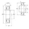  7018 C NSK Angular Contact Ball Bearings