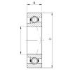  7019 ATBP4 CX Angular Contact Ball Bearings