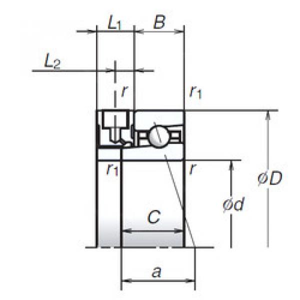  70BER10XE NSK Angular Contact Ball Bearings #1 image