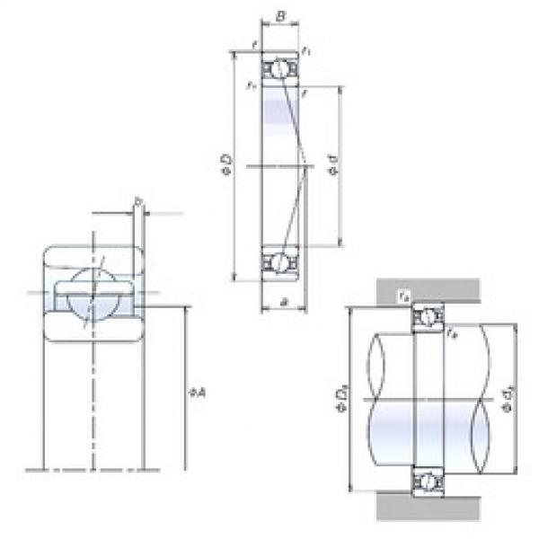  70BER10H NSK Angular Contact Ball Bearings #1 image