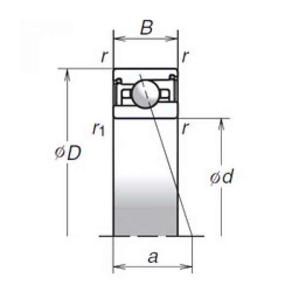  70BER29HV1V NSK Angular Contact Ball Bearings #1 image