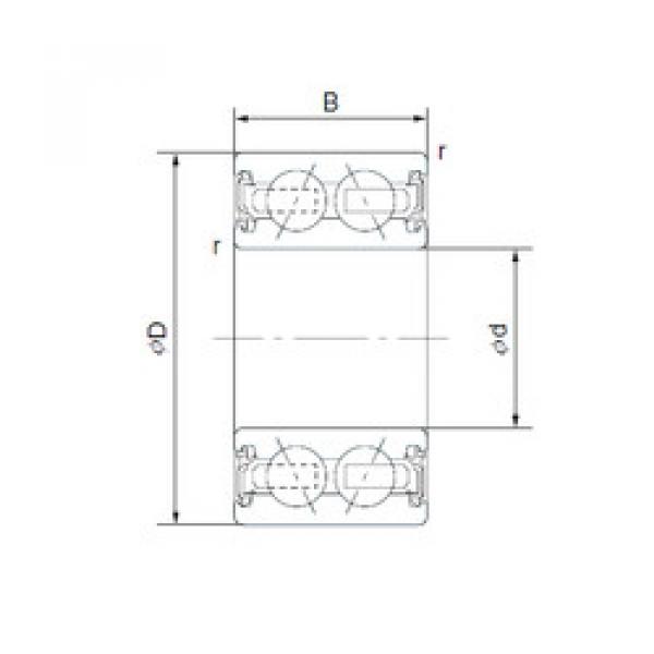  712019 NACHI Angular Contact Ball Bearings #1 image