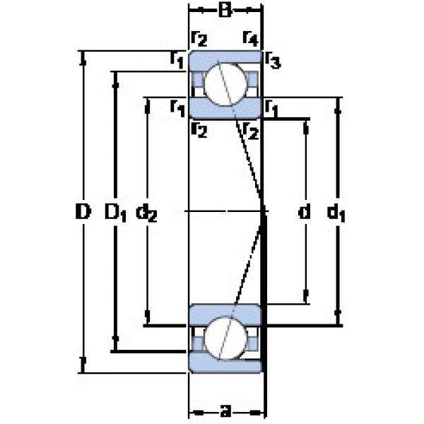  7013 ACD/HCP4A SKF Angular Contact Ball Bearings #1 image