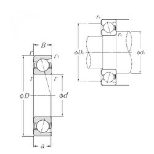  7018 NTN Angular Contact Ball Bearings #1 image