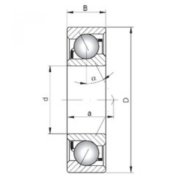  7019 A CX Angular Contact Ball Bearings #1 image