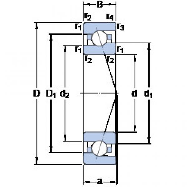  7015 CE/HCP4A SKF Angular Contact Ball Bearings #1 image