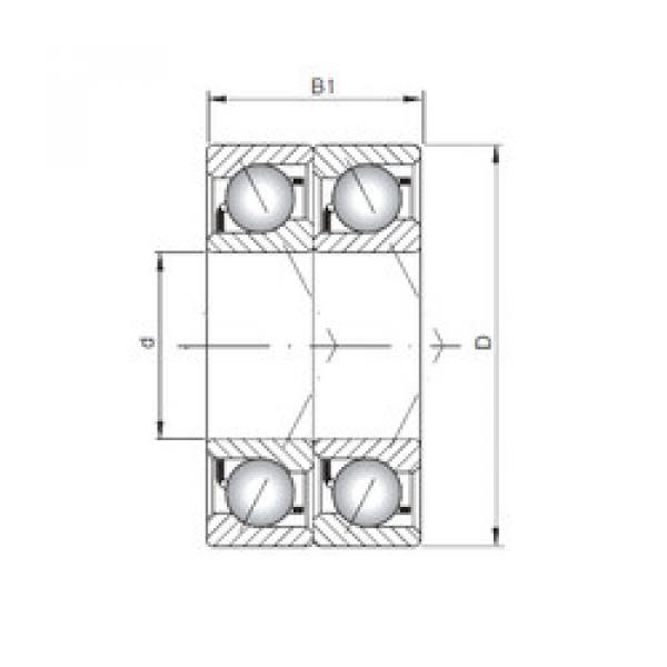  7013 A-UD CX Angular Contact Ball Bearings #1 image