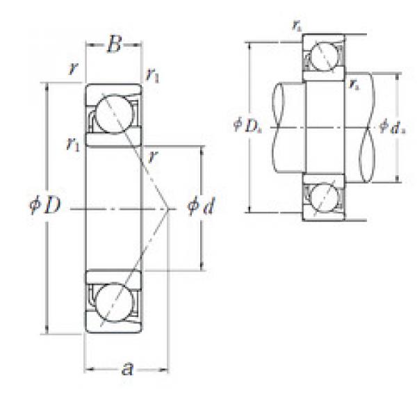  7018 C NSK Angular Contact Ball Bearings #1 image