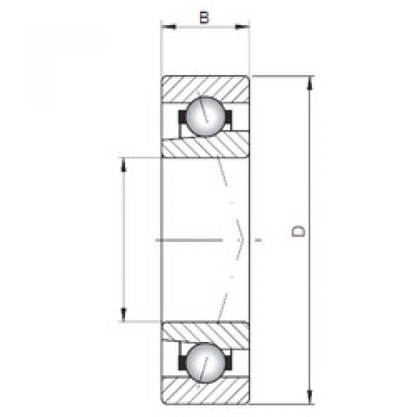  7019 ATBP4 CX Angular Contact Ball Bearings #1 image