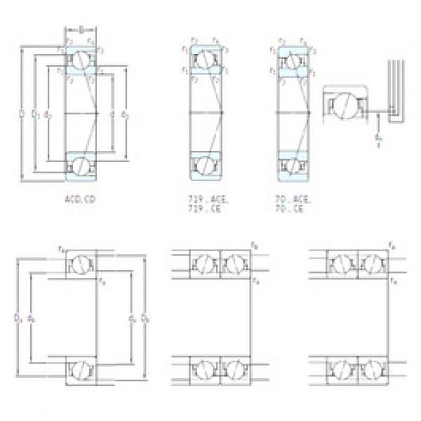  7034 ACD/P4A SKF Angular Contact Ball Bearings #1 image