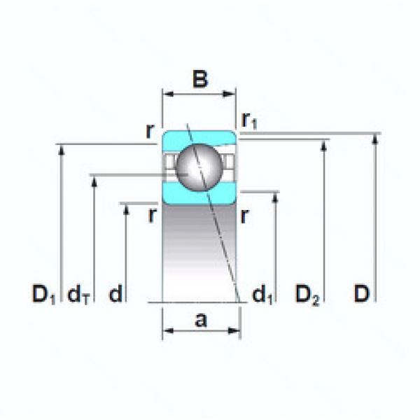  7015A5TRSU NSK Angular Contact Ball Bearings #1 image