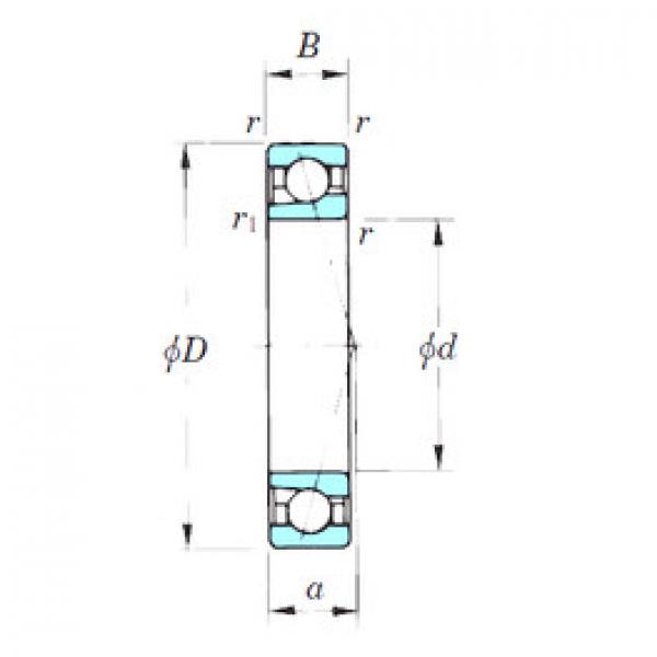  7024CPA KOYO Angular Contact Ball Bearings #1 image