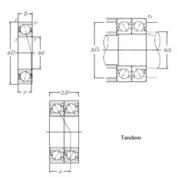  7018DT NTN Angular Contact Ball Bearings #1 image