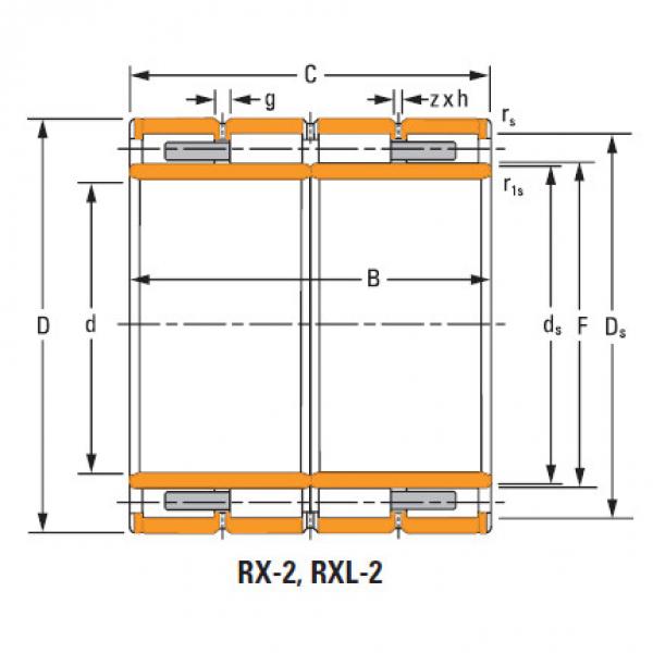  1040rX3882 four-row cylindrical roller Bearing #1 image